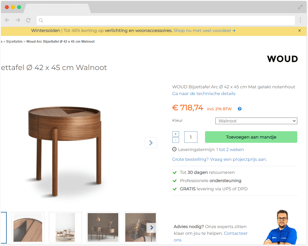 ecommerce call to action