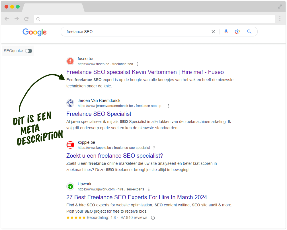 meta description voorbeeld