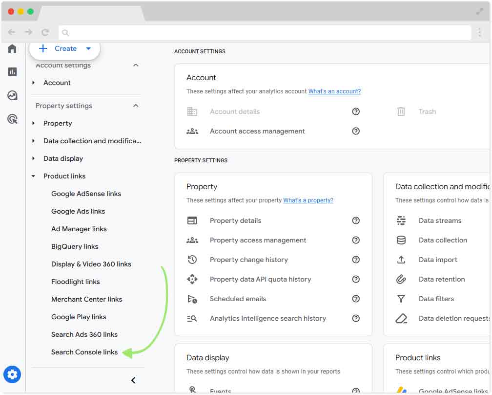 ga4 search console linken